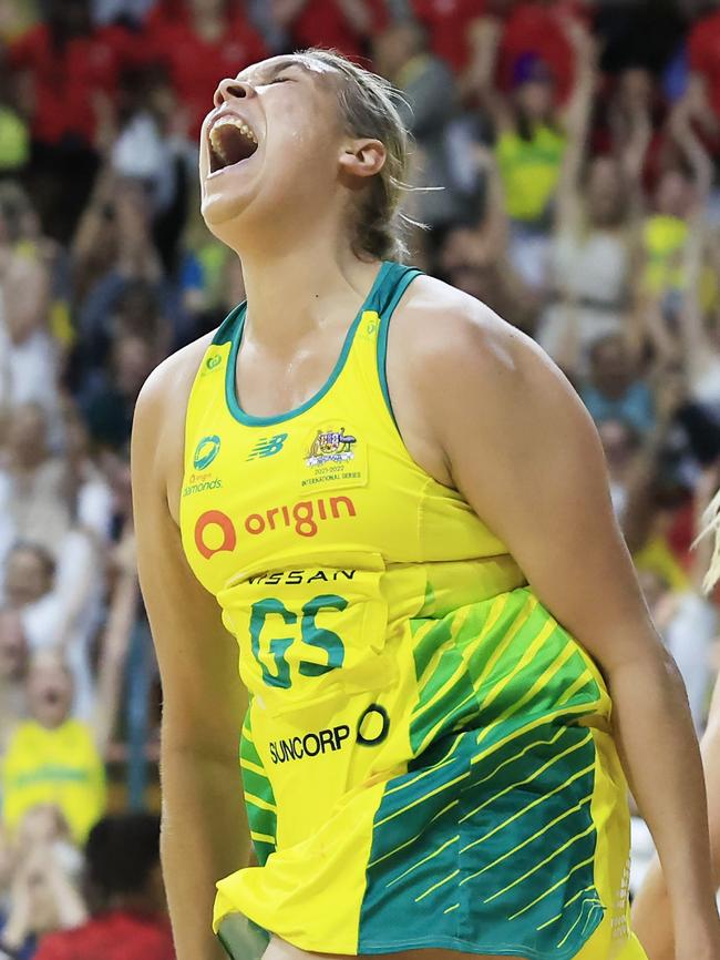 Donnell Wallam’s debut proved a landmark moment for Australian netball.