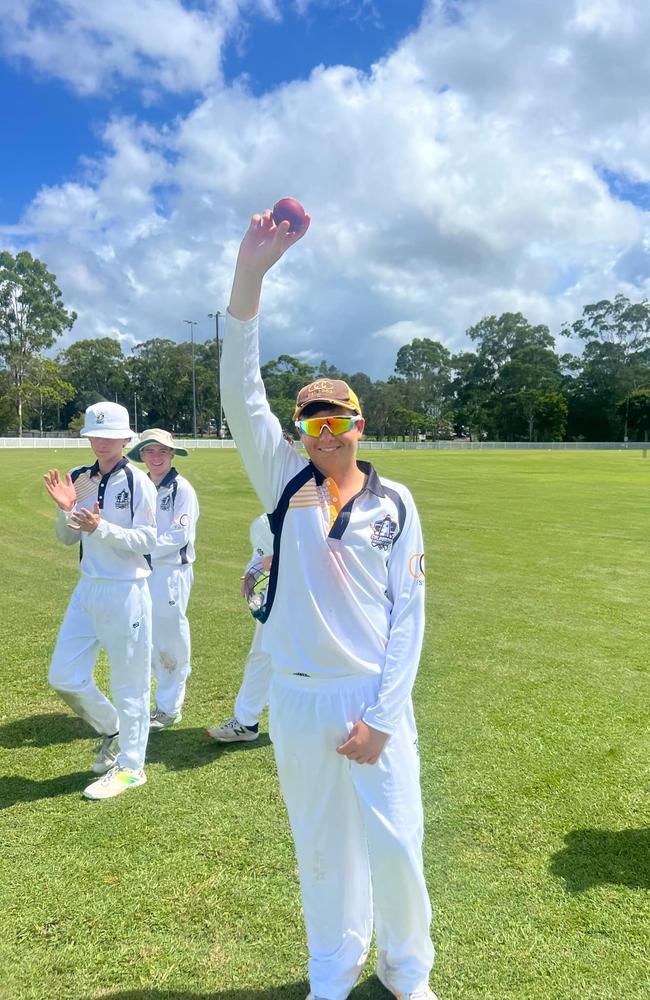 Caloundra cricketer Harrison Cox.