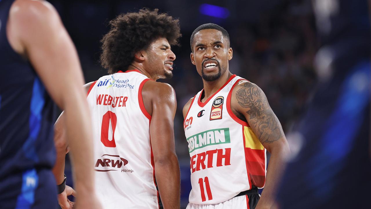 Bryce Cotton (right) was a standout for the Wildcats, with a game-high 36 points. Picture: Getty Images