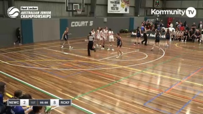 Replay: Basketball Australia Under-14 Club Championships - Newcastle Falcons v Rockingham (Girls, Shield Play-off 9/10)
