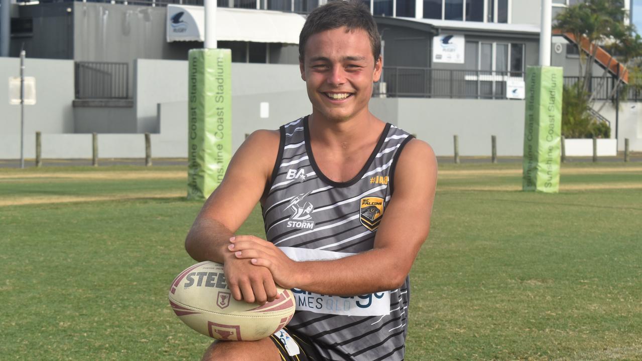 Sunshine Coast Falcons Mal Meninga Cup player for 2023, Chase Paterson. Picture: Eddie Franklin