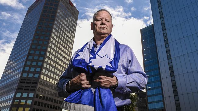 Former SA secretary of the CFMEU Aaron Cartledge. Picture: Roy VanDerVegt.