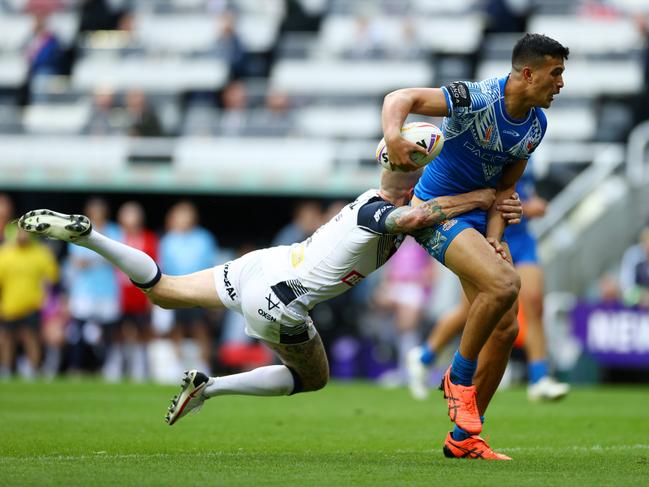 Joseph Suaalii has been in superb form for Samoa. Picture: Michael Steele/Getty Images