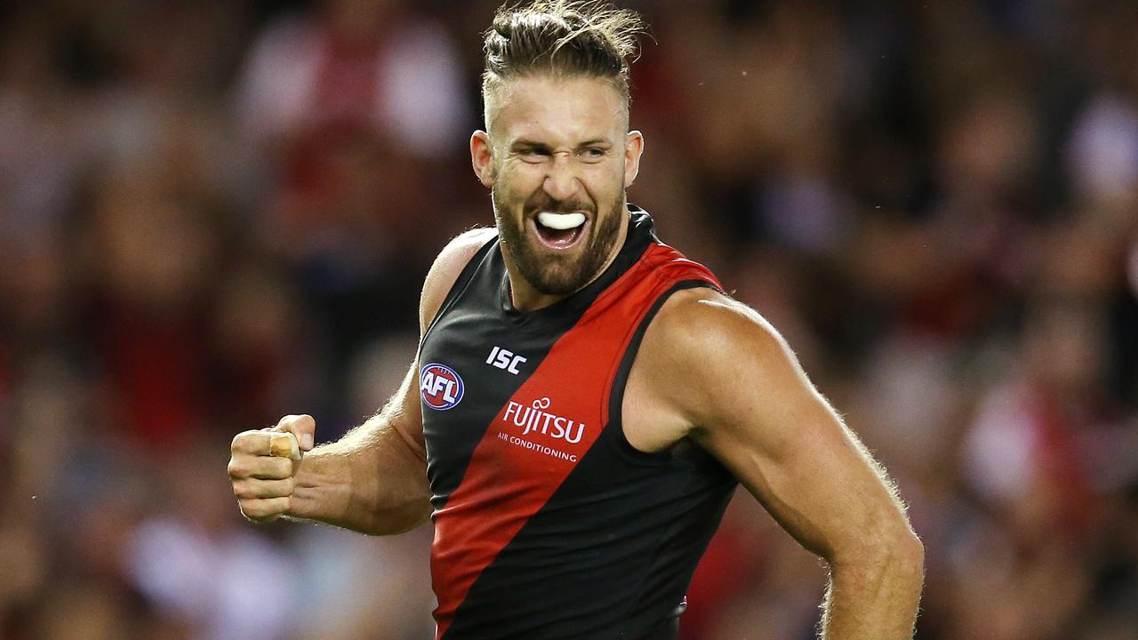 Essendon’s Cale Hooker. Picture: Michael Klein