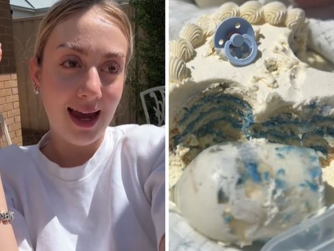 Why mum’s ‘heart sank’ at son’s gender reveal. Picture: @monique_tibbott/TikTok