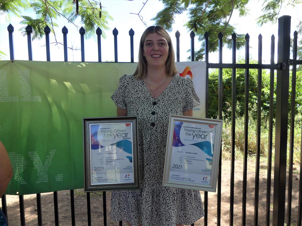 Gayndah Australia Day Awards 2021. File Photo.