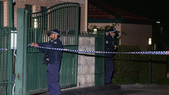 NSW Police and building engineers are surveying the damage. Picture: Bill Hearne