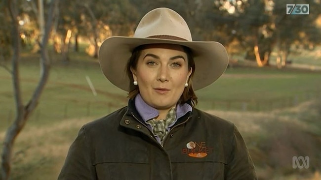 Edwina Robertson on 7.30 bagging the PM’s drought package