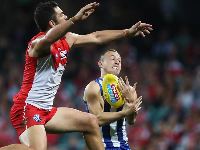 Hartung played 13 games for North Melbourne before being delisted last year. Picture: Phil Hillyard