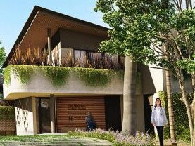 An artist's impression of the entrance to a proposed 55-room boarding house in Gladys Ave, Frenchs Forest, which has been given the go-ahead by the NSW Land and Environment Court.  Picture: BKA Architecture