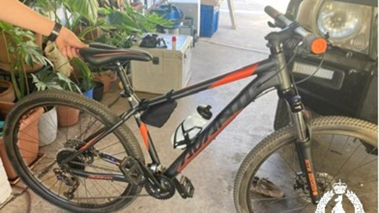 An Alice Springs child was enjoying a peaceful bike ride when he was stopped and robbed with a weapon by three males. Picture: NTPFES