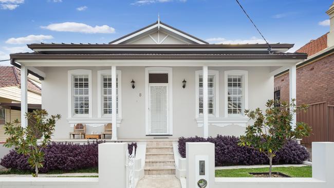 No. 8 Mill St in Hurlstone Park sold for $1.655 million — $205,000 above reserve.