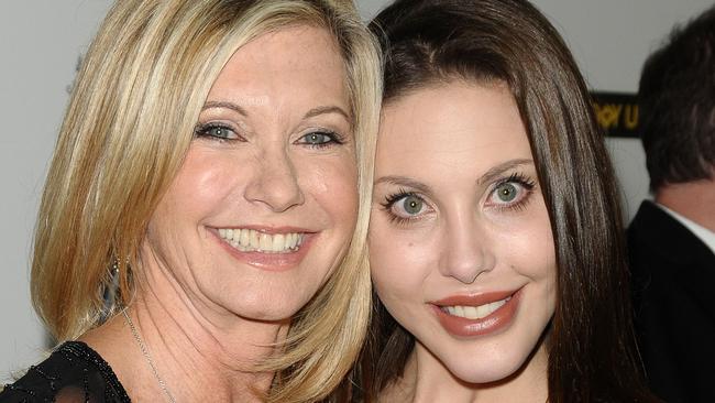 Olivia Newton-John and daughter Chloe Lattanzi.