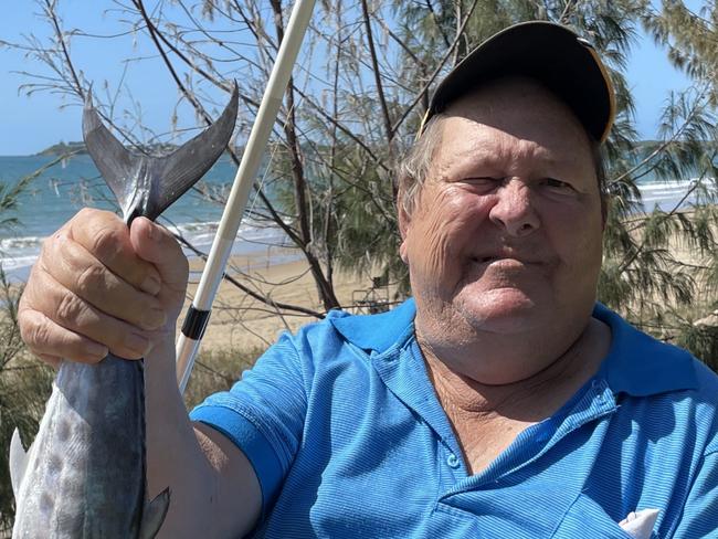 After his stroke, Greg Bailey hadn't been fishing or to the beach in the 16 years until a chance meeting with new friends helped make his day. Photo: Zoe Devenport