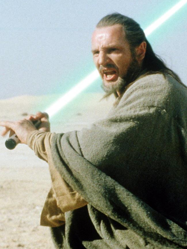 Neeson in Star Wars: The Phantom Menace.