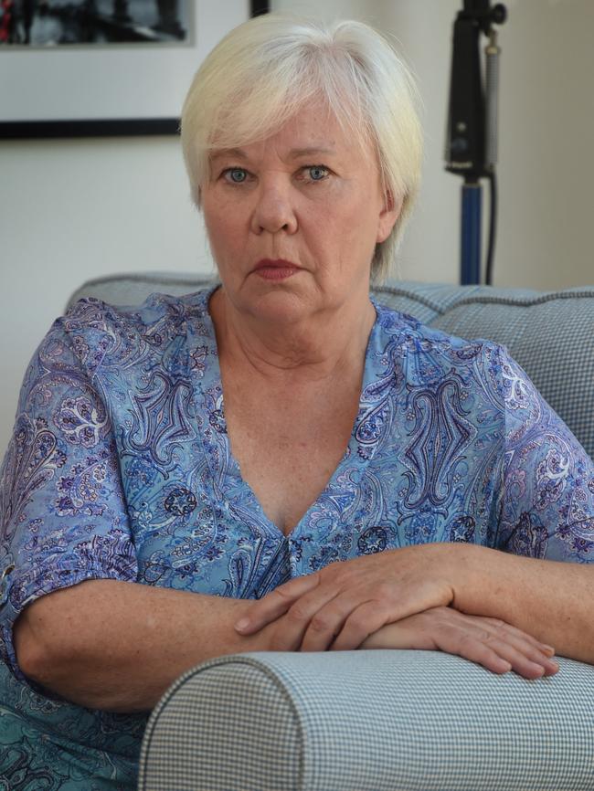 Kim Rogerson hasn't been able to get WorkCover since going on stress leave. Picture: Tony Gough