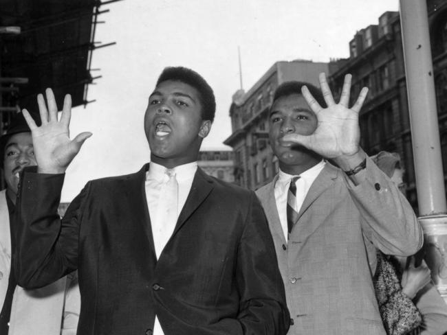 Muhammad Ali with his brother Rudolph