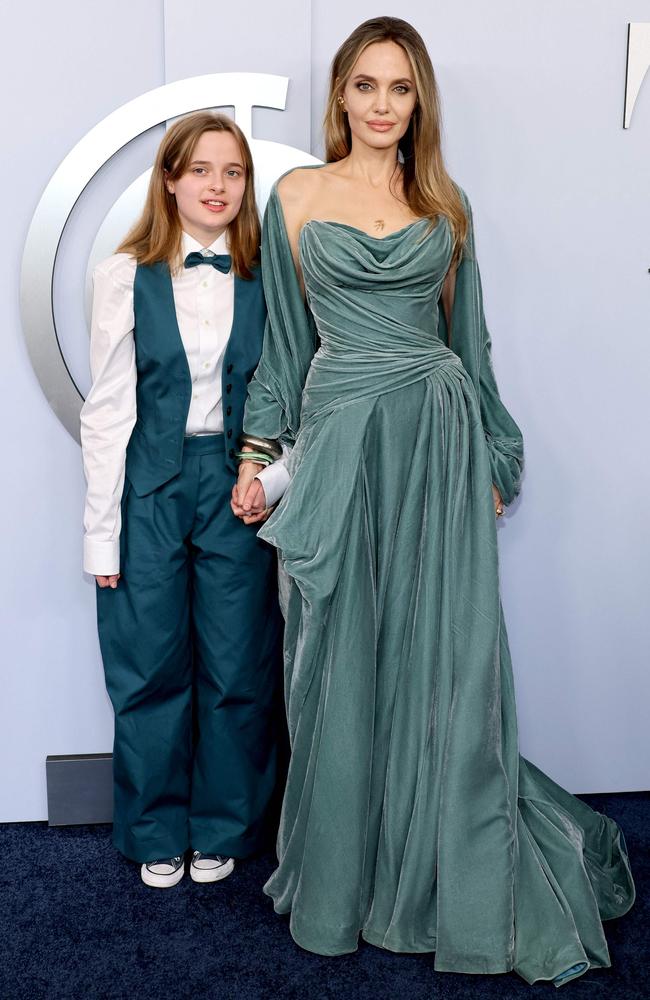 Angelina Jolie and Vivienne Jolie-Pitt attend the 2024 Tony Awards in NYC on June 16. Picture: Dia Dipasupil/Getty Images via AFP