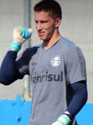 Chapecoense reserve goalkeeper Jakson Follmann was the third survivor to be brought down the mountain and taken to hospital. Picture: Facebook