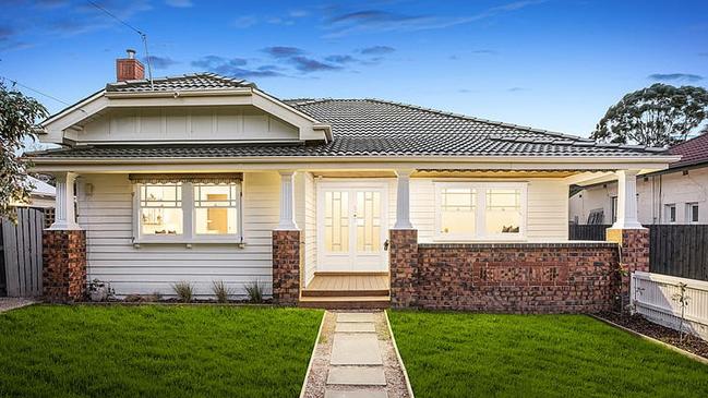 A renovated four-bedroom 1920s Californian bungalow at 24 Willesden Rd, Hughesdale, will be auctioned October 15 with a $1.2m-$1.3m asking range.