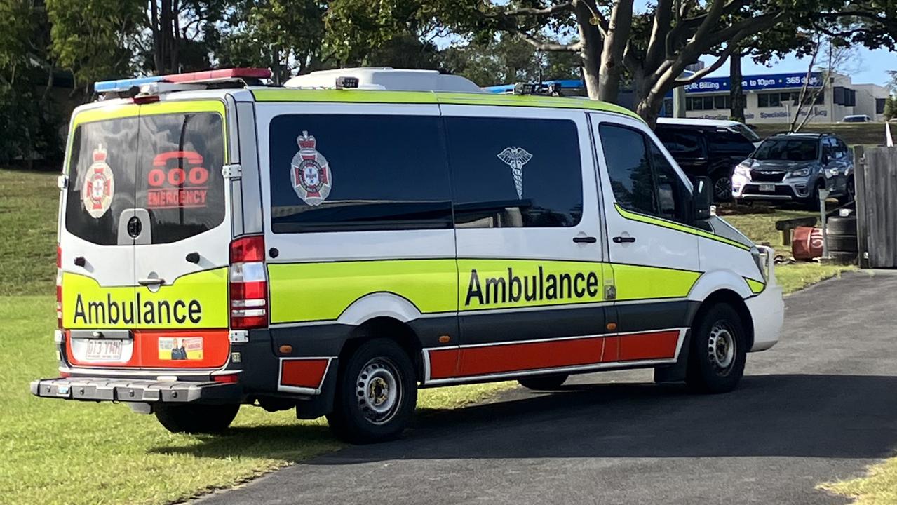 A person has been flown to hospital following a reported dog attack in the Sunshine Coast hinterland.