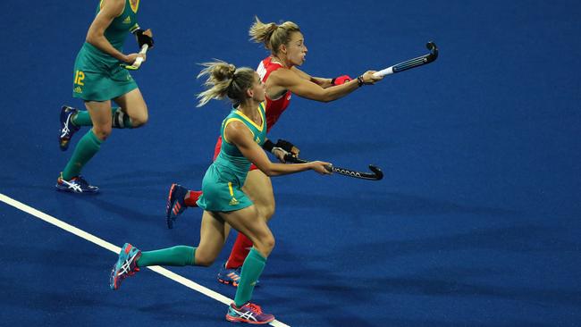 The Hockeyroos suffered a shock loss to Great Britain in their opening game