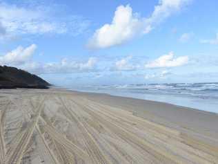 Fraser Island Eastern Beach. Picture: Alistair Brightman