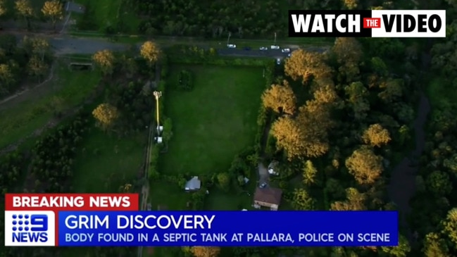 Body found in Brisbane septic tank (9 News)