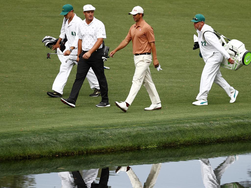 Bryson DeChambeau and Adam Scott both fell to Augusta’s tricks.