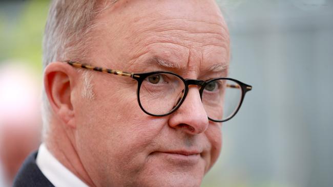 Prime Minister Anthony Albanese says the government will work with the resources sector and gas companies to find a solution to drive down soaring power prices. Picture: NCA NewsWire / Kelly Barnes