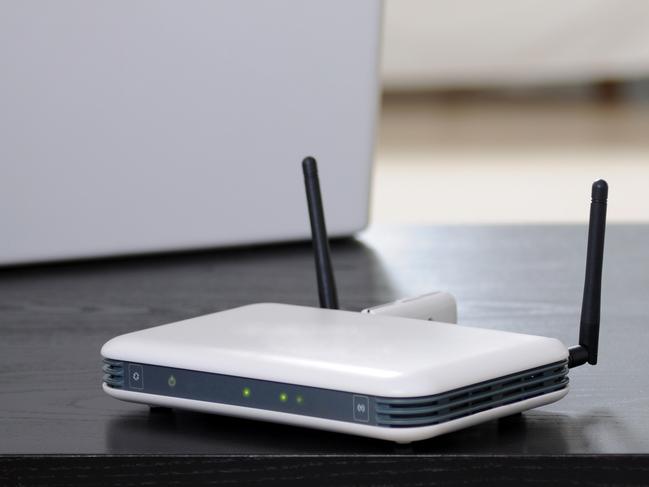 WIFI router at the living room