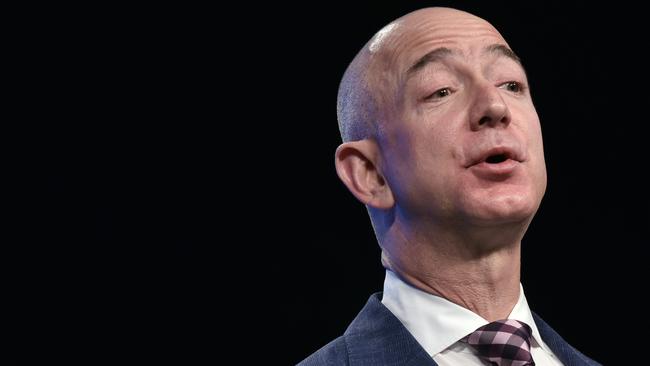 Jeff Bezos, who founded Amazon in 1994, will transition to executive chair of the company’s board. (Photo by Mandel Ngan / AFP)