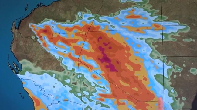 Bureau of Meteorology senior meteorologist Angus Hynes says Western Australia will get a lot of rain over the coming days. Picture: BOM