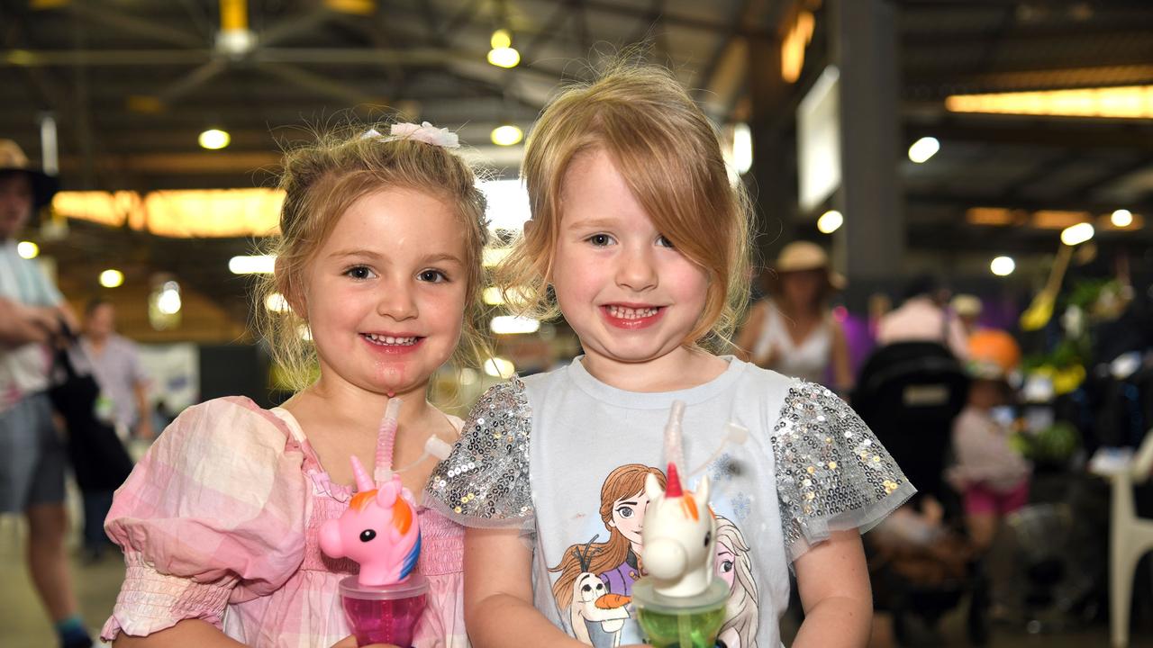 Rainey Worsfold (left) and Grace Ruddy. Heritage Bank Toowoomba Royal Show. Saturday March 26, 2022