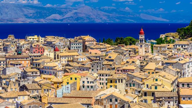 Corfu Old Town in the Ionian Islands of Greece. Picture: Getty Images