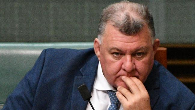 Liberal Member for Hughes Craig Kelly during Question Time in the House of Representatives at Parliament House in Canberra, Thursday, May 31, 2018. (AAP Image/Mick Tsikas) NO ARCHIVING