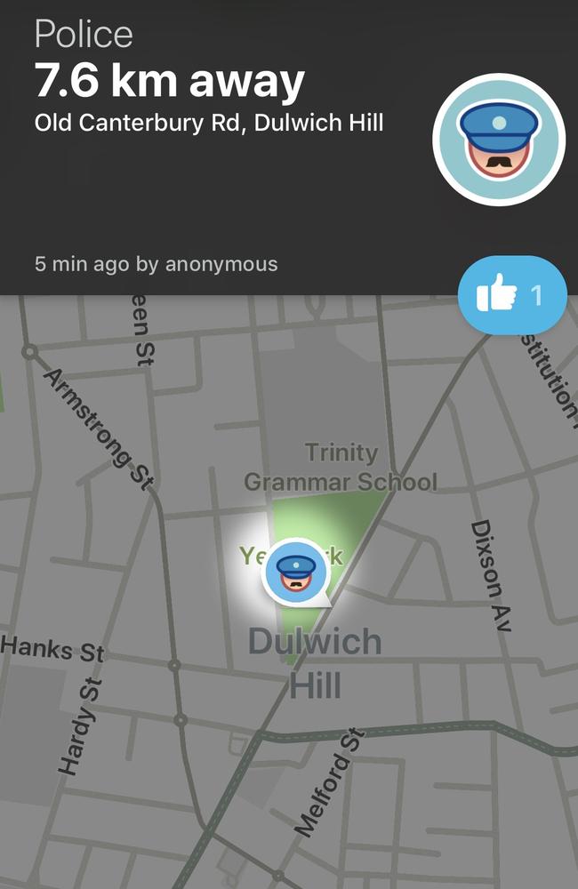 Police aren't thrilled about the Waze app tipping off users about police locations.