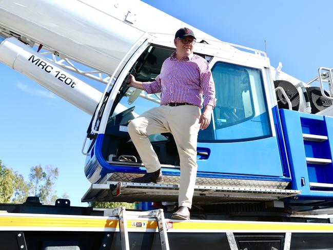 Prime Minister Scott Morrison visits Gladstone Extreme Engineering yesterday. Picture: Adam Taylor/PMO