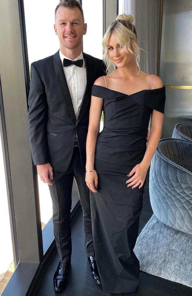 Port Adelaide Best and Fairest. Robbie Gray and Annabel Gray. Picture: Instagram