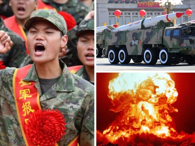 The new Chinese misile could destory all of the US fleet in 20 minutes. Picture: Supplied