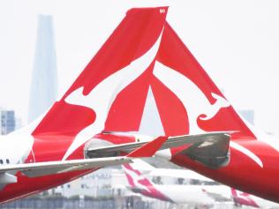 Qantas at Sydney Airport.