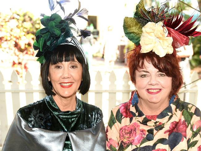 Townsville Jaguar Land Rover Ladies Race Day 2018. Socials. Ana Harvey and Maria Selwood