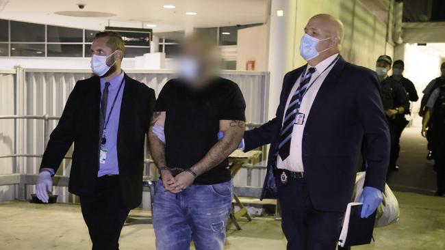 Two men arrested last year in Dubai have been extradited home to face a Sydney court. Picture: NSW Police