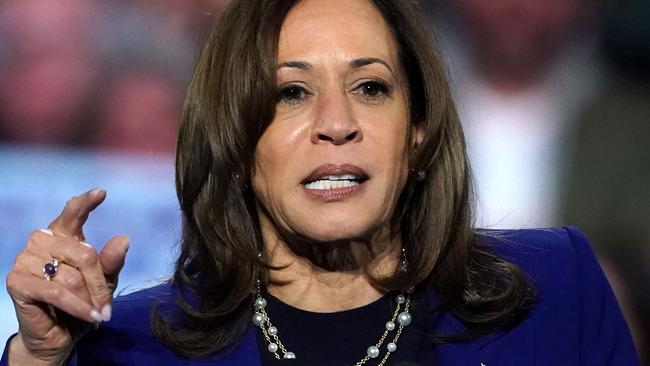 Presidential hopeful Kamala Harris was keenly aware that the economy was what she would be judged on most. Picture: Loren Elliott/AFP