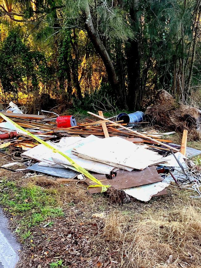 Councils have been cracking down on the illegal dumping of asbestos. Pictures: Supplied