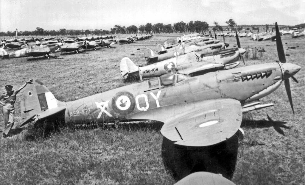 A Brisbane man believes he has found the location near Oakey where buried World War 2 spitfire planes could be waiting to be found. Picture: Contributed