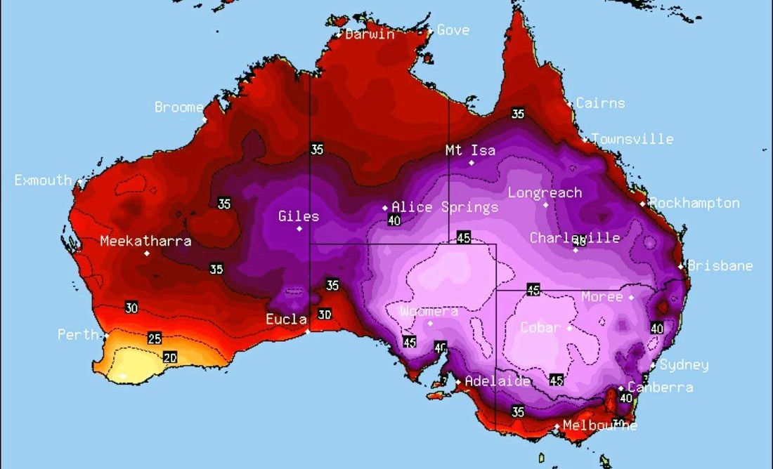 HEAT WAVE to Hell on Earth in Australia’ The Courier Mail