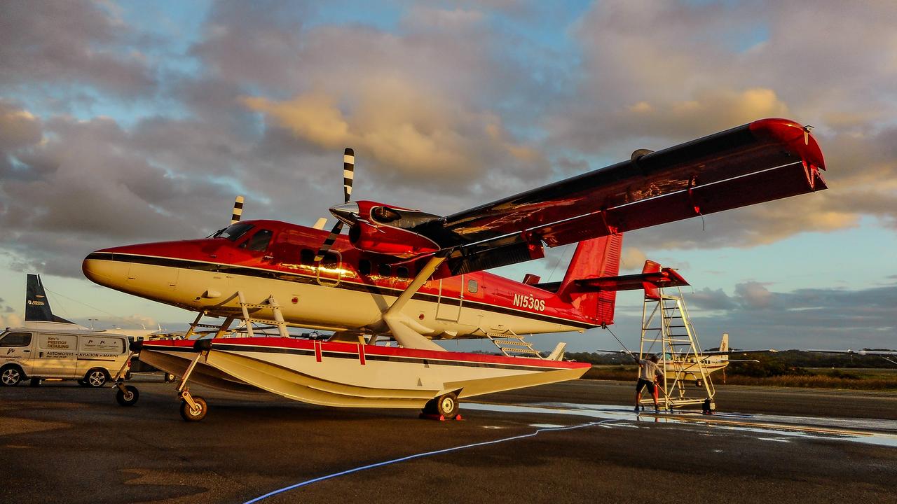 Not a regular sight at the Gold Coast Airport. Photo: Josh Murphy