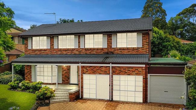 A five-bedroom home in Quakers Hill that Sun purchased for $750,000 in 2014 and sold for $1.38 million in 2021.