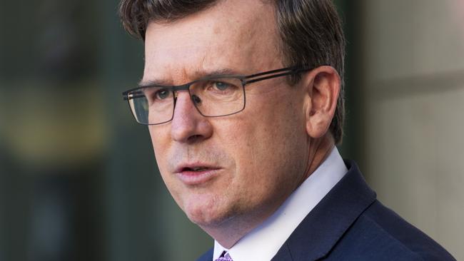 Acting Immigration Minister Alan Tudge says the coroner will investigate the death of a prisoner at a Melbourne immigration detention centre. Picture: Martin Ollman/NCA NewsWire